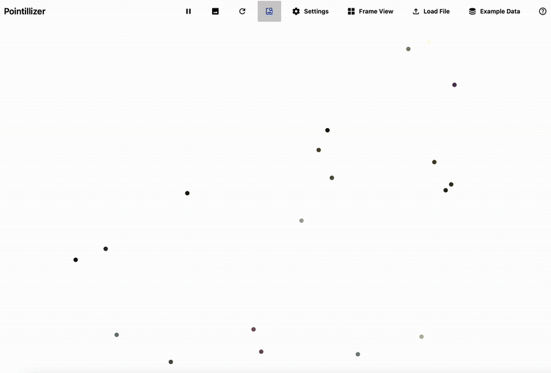 Pointillizer in action